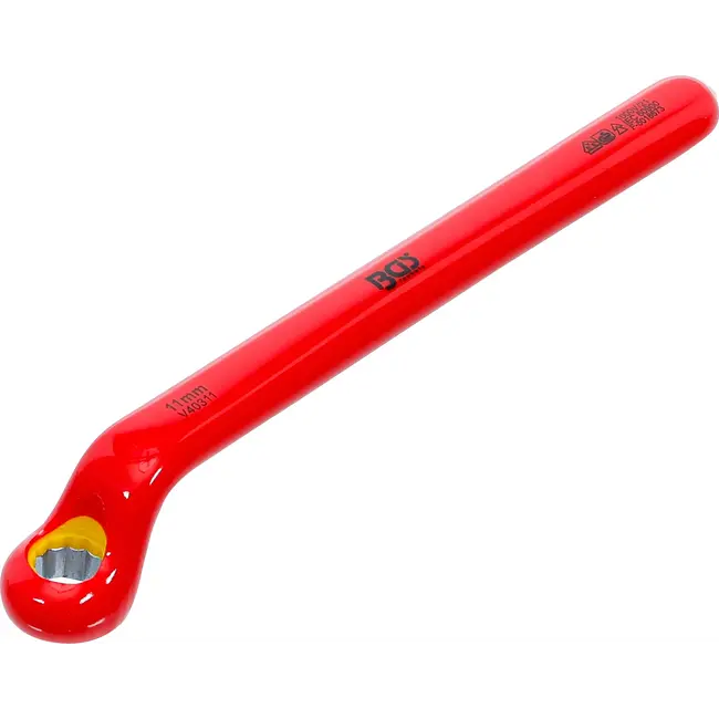 BGS Enkelvoudige VDE-ringsleutel - diep gebogen - 11 mm