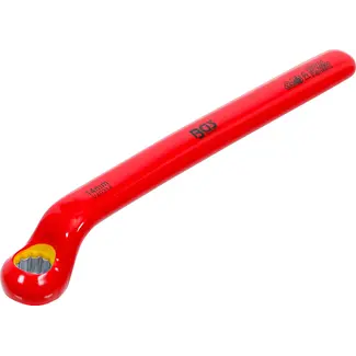 BGS technic Enkelvoudige VDE-ringsleutel - diep gebogen - 14 mm