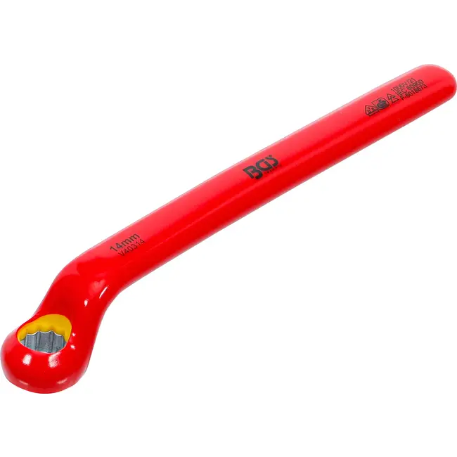 BGS Enkelvoudige VDE-ringsleutel - diep gebogen - 14 mm