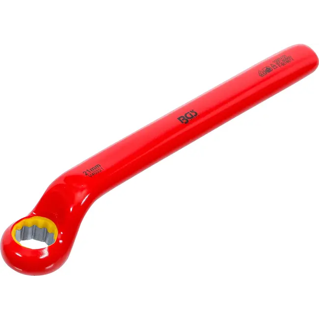 BGS Enkelvoudige VDE-ringsleutel - diep gebogen - 21 mm