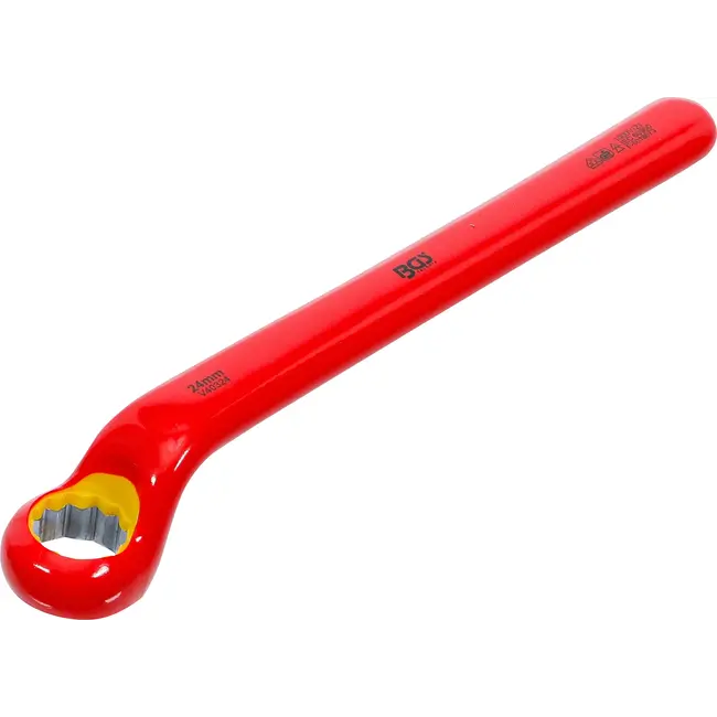 BGS Enkelvoudige VDE-ringsleutel - diep gebogen - 24 mm