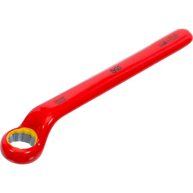 BGS Enkelvoudige VDE-ringsleutel - diep gebogen - 30 mm