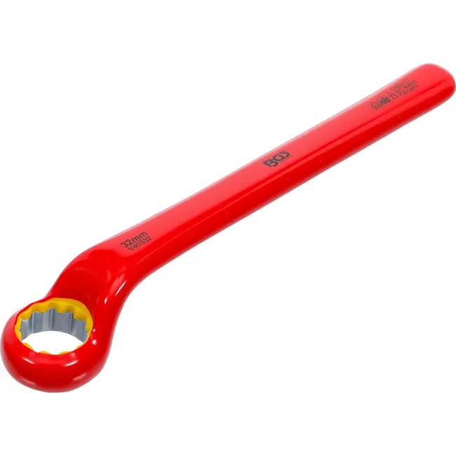 BGS Enkelvoudige VDE-ringsleutel - diep gebogen - 32 mm