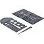 BGS Schroeven- en schroefdraadsjabloon - metrisch - M3 - M20, 0,5 - 13,00 mm