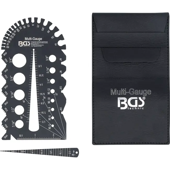 BGS Schroeven- en schroefdraadsjabloon - inches - 1/4 - 2"