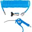 BGS Lucht blaaspistool - met perslucht-spiraalslang en T-connector