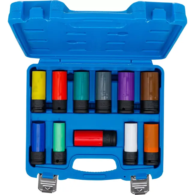 BGS Kracht wielmoerdopsleutelset - 1/2" - 15 - 27 mm en speciale wielschroeven - 11 delig