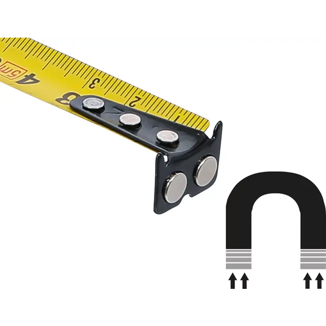 BGS Rolbandmaat - 19 mm x 5 meter