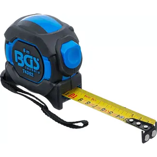 BGS Rolbandmaat - 25 mm x 8 meter