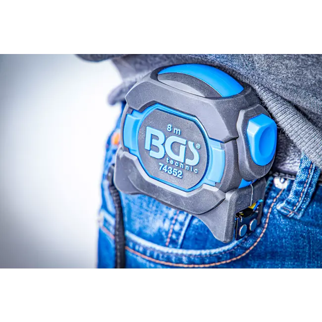 BGS Rolbandmaat - 25 mm x 8 meter