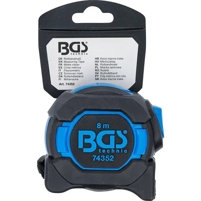 BGS Rolbandmaat - 25 mm x 8 meter