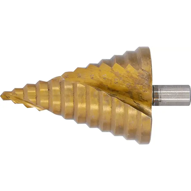 BGS Trappenboor - titanium gecoat - Ø 6 - 60 mm