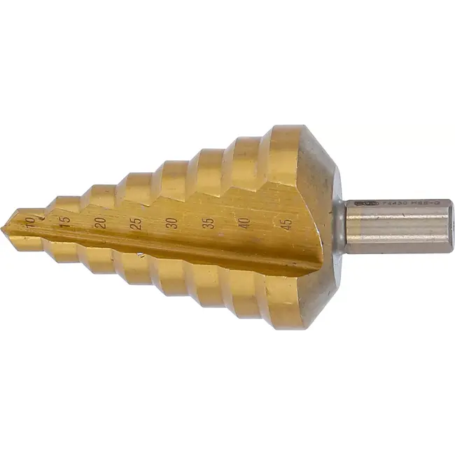 BGS Trappenboor - titanium gecoat - Ø 10 - 45 mm