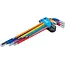 BGS Stiftsleutelset - meerkleurig - extra lang - binnenzeskant 1,5 - 10 mm - 9 delig