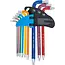 BGS Stiftsleutelset - meerkleurig - Torx T10 - T50 - 9 delig