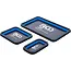 BGS Magnetische legschalenset - silicone - vouwbaar - 3 delig