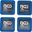 BGS Magnetische legschalenset - silicone - vouwbaar - 115 x 115 x 50 mm - 4 delig