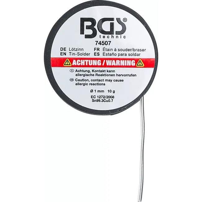 BGS Soldeertin - per rol - loodvrij - Ø 1 mm - 10 g
