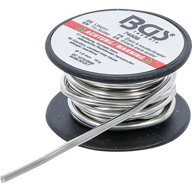 BGS Soldeertin - per rol - loodvrij - Ø 1,5 mm - 10 g