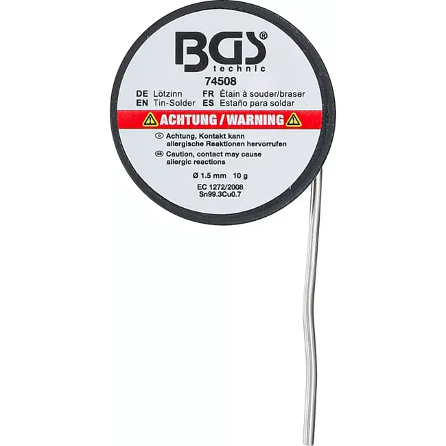 BGS Soldeertin - per rol - loodvrij - Ø 1,5 mm - 10 g