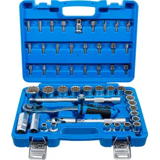 BGS technic Dopsleutelset twaalfkant - 1/2" - 8 - 32 mm - 51 delig