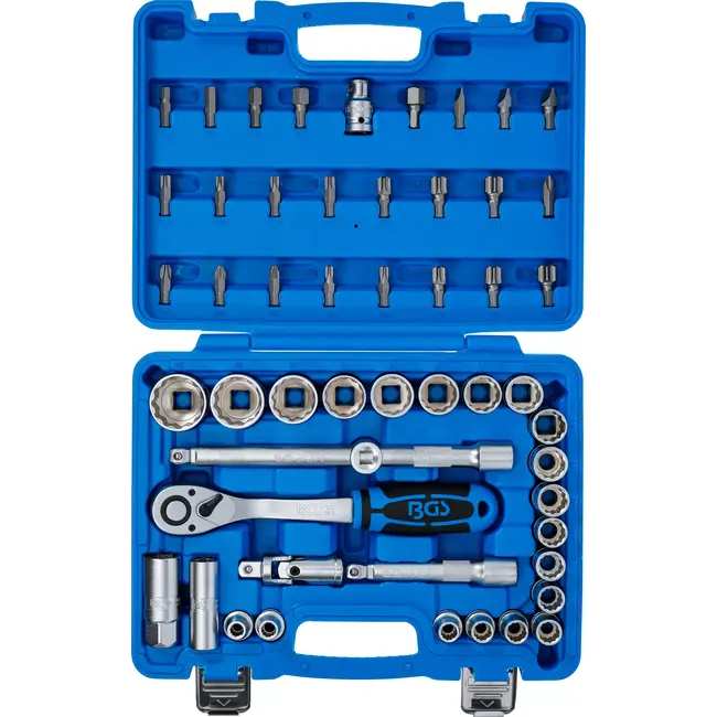 BGS Dopsleutelset twaalfkant - 1/2" - 8 - 32 mm - 51 delig