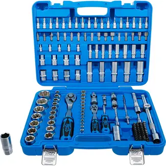 BGS technic Dopsleutelset golfprofiel - 1/4" / 1/2" - 150 delig