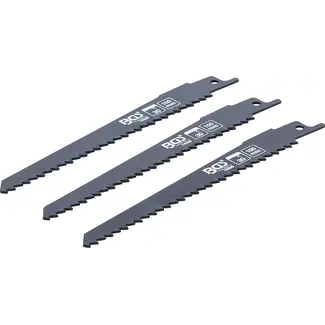 BGS Set sabelzaagbladen - voor hout - voor BGS 7367 - 3 delig