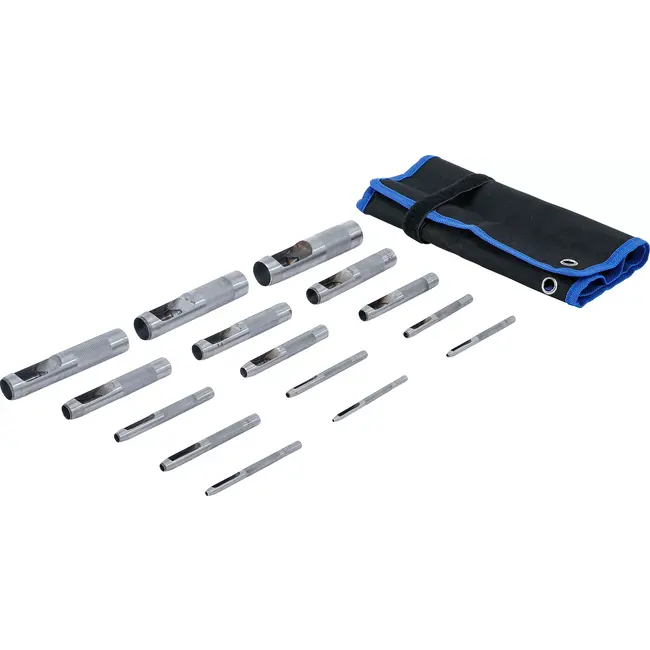 BGS Holpijpset - 2 - 22 mm - 15 delig