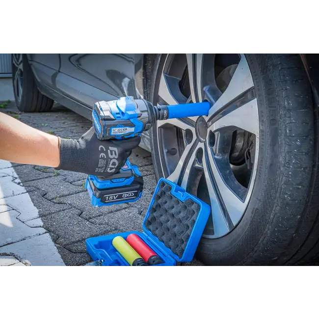 BGS Kracht wielmoerdopsleutelset - extra diep - 1/2" - 17 / 19 / 21 mm - 3 delig