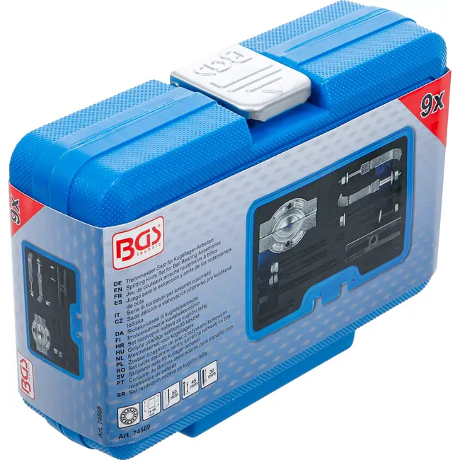 BGS Mestrekkerset voor kogellagers - 9 delig