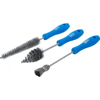 BGS technic Dieselinjectoren-reinigingsborstelset - 3 delig
