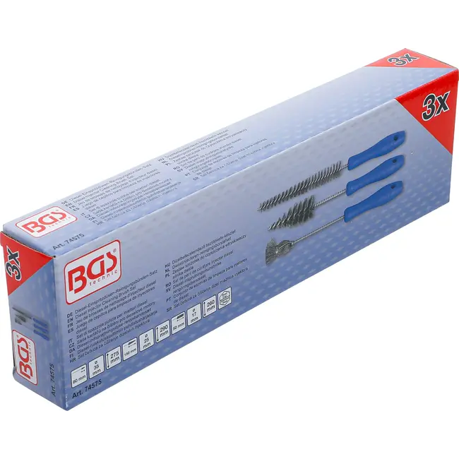 BGS Dieselinjectoren-reinigingsborstelset - 3 delig