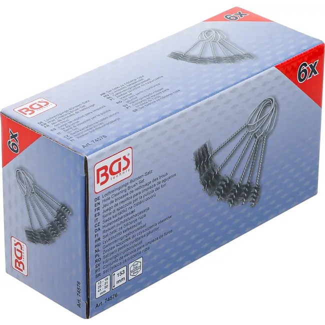 BGS Gatenreinigingsborstelset - 6 delig