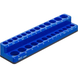 BGS Kunststof houder voor dopsleutels - magnetisch - 1/4"