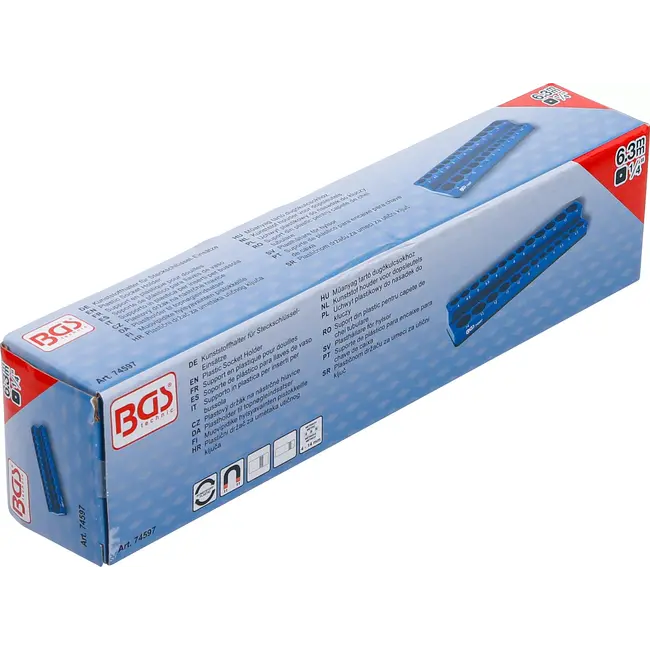 BGS Kunststof houder voor dopsleutels - magnetisch - 1/4"