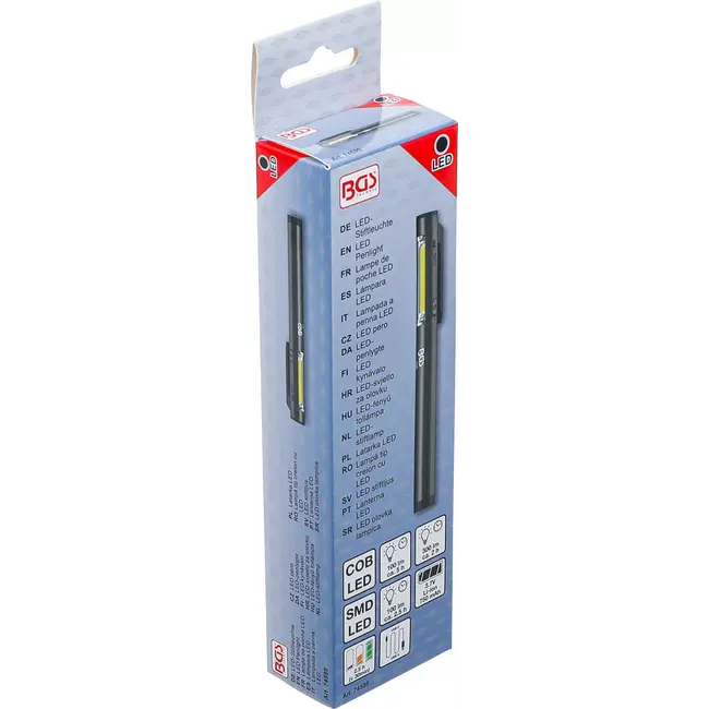 BGS LED-stiftlamp - aluminium