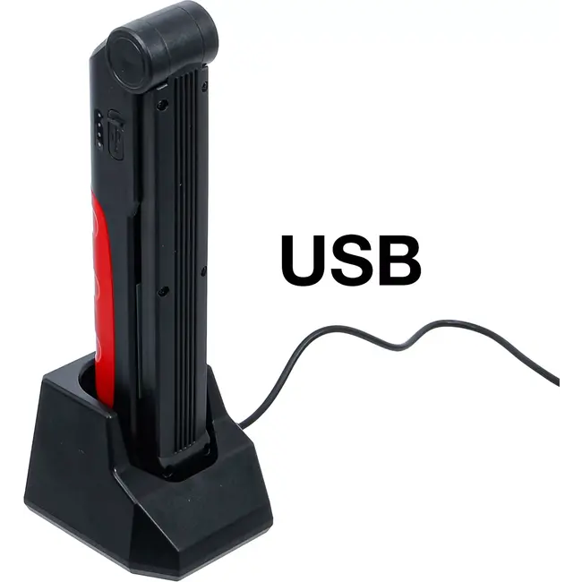 BGS Accu kniklamp - COB LED - 6,5 W - met oplaadstation