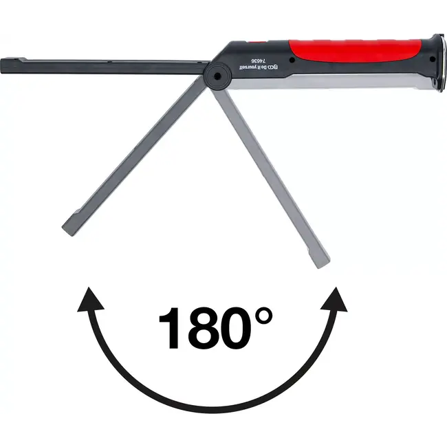 BGS Accu kniklamp - COB LED - 6,5 W - met oplaadstation