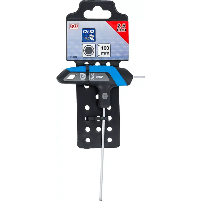 BGS Schroevendraaier met T-greep - binnenzeskant - 2,5 mm