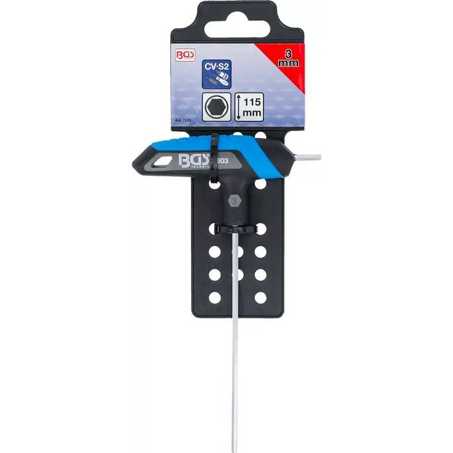 BGS Schroevendraaier met T-greep - binnenzeskant - 3 mm