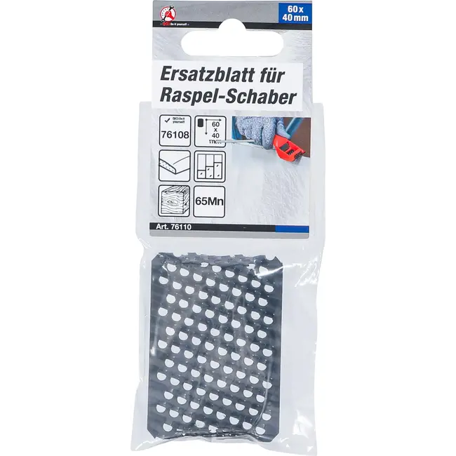 BGS Vervangingsblad voor rasp-schraper - 60 x 40 mm