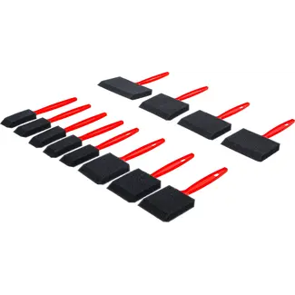 BGS Schuim / spons penselenset - 12 delig