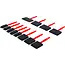 BGS Schuim / spons penselenset - 12 delig