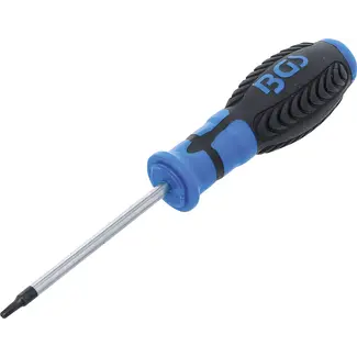 BGS technic Schroevendraaier - Torx met boring T15 - Meslengte 80 mm