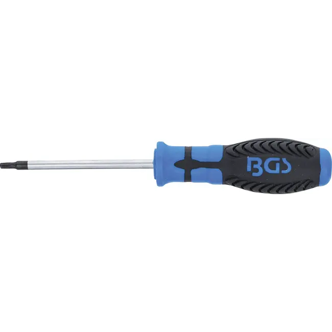BGS Schroevendraaier - Torx met boring T15 - Meslengte 80 mm
