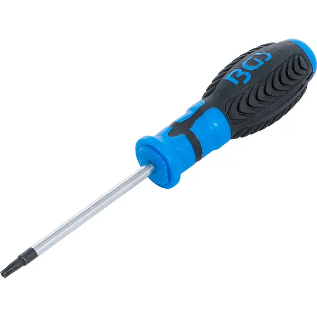 BGS Schroevendraaier - Torx met boring T20 - Meslengte 80 mm