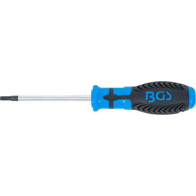 BGS Schroevendraaier - Torx met boring T20 - Meslengte 80 mm