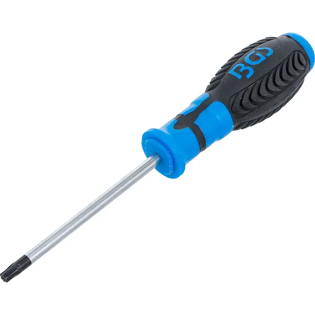 BGS Schroevendraaier - Torx met boring T30 - Meslengte 100 mm