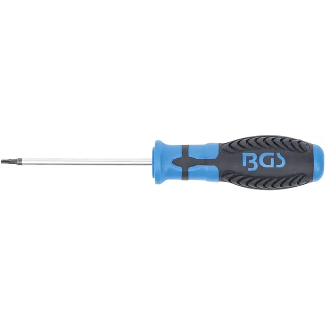 BGS Schroevendraaier - Torx met boring T8 - Meslengte 80 mm